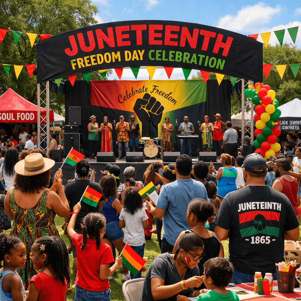 Community festival honoring Juneteenth holiday