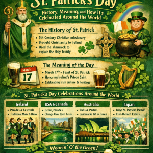 St. Patrick’s Day History, Meaning, and How It’s Celebrated Around the World
