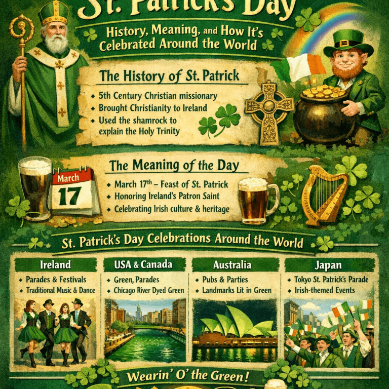 St. Patrick’s Day: History, Meaning & How It’s Celebrated